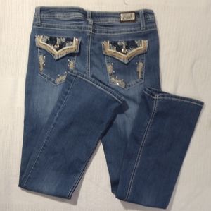 Earl Jeans Embellished Bootcut Jeans